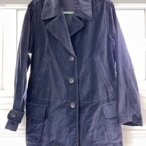 Beautiful blue velvet jacket from Isabelle Bird vintage